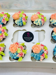 Load image into Gallery viewer, Floral Cupcakes
