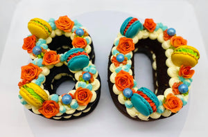 Number and Letter Cakes